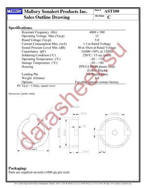 AST100 datasheet  